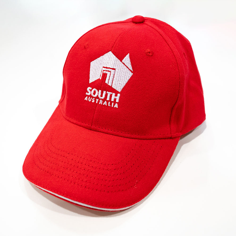 State Brand red cap
